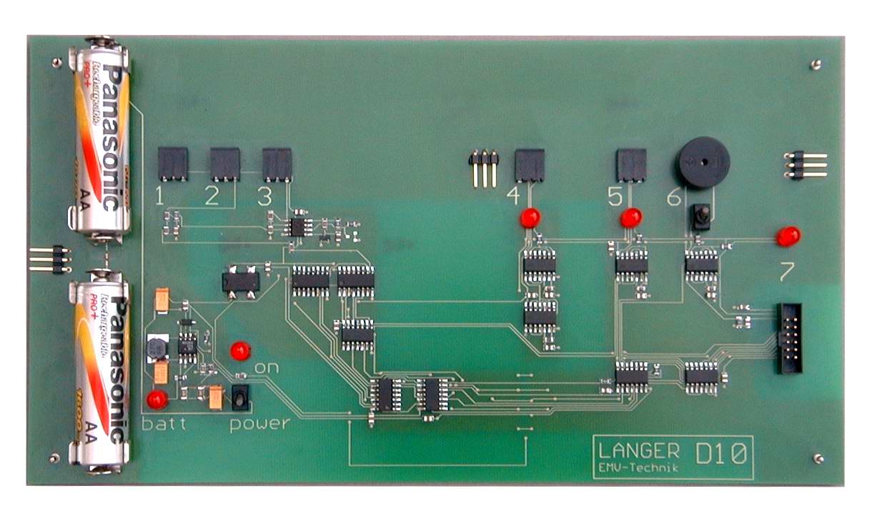 D10, Demonstrationselektronik